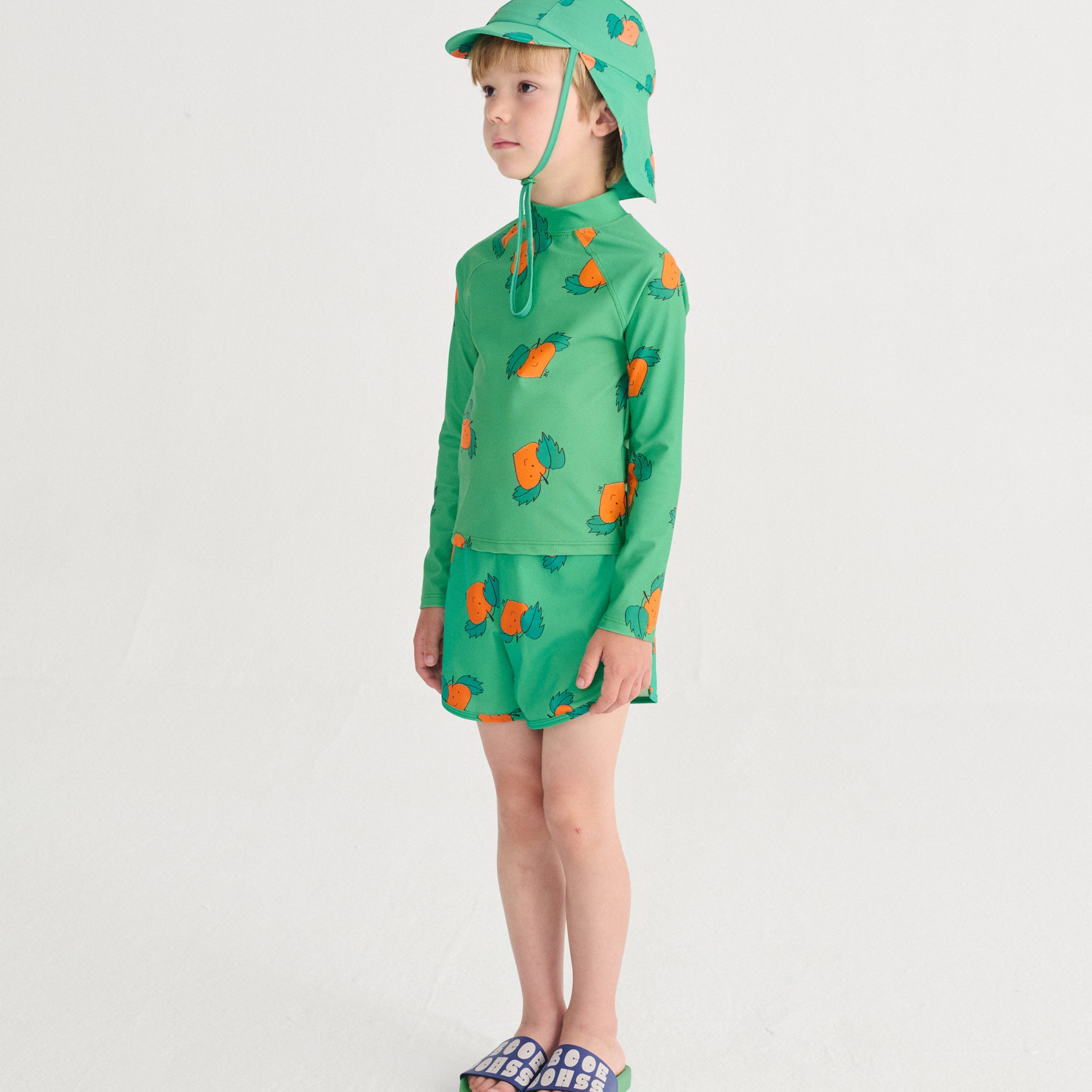 Badeshorts Curious Turnip Green