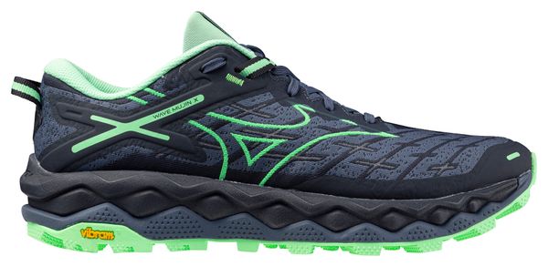 Chaussures Trail Mizuno Wave Mujin 10 Bleu/Vert Homme
