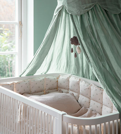 Sebra Bettnestchen - Kapok - 360x26 cm - Sophora-Blätter - Beige