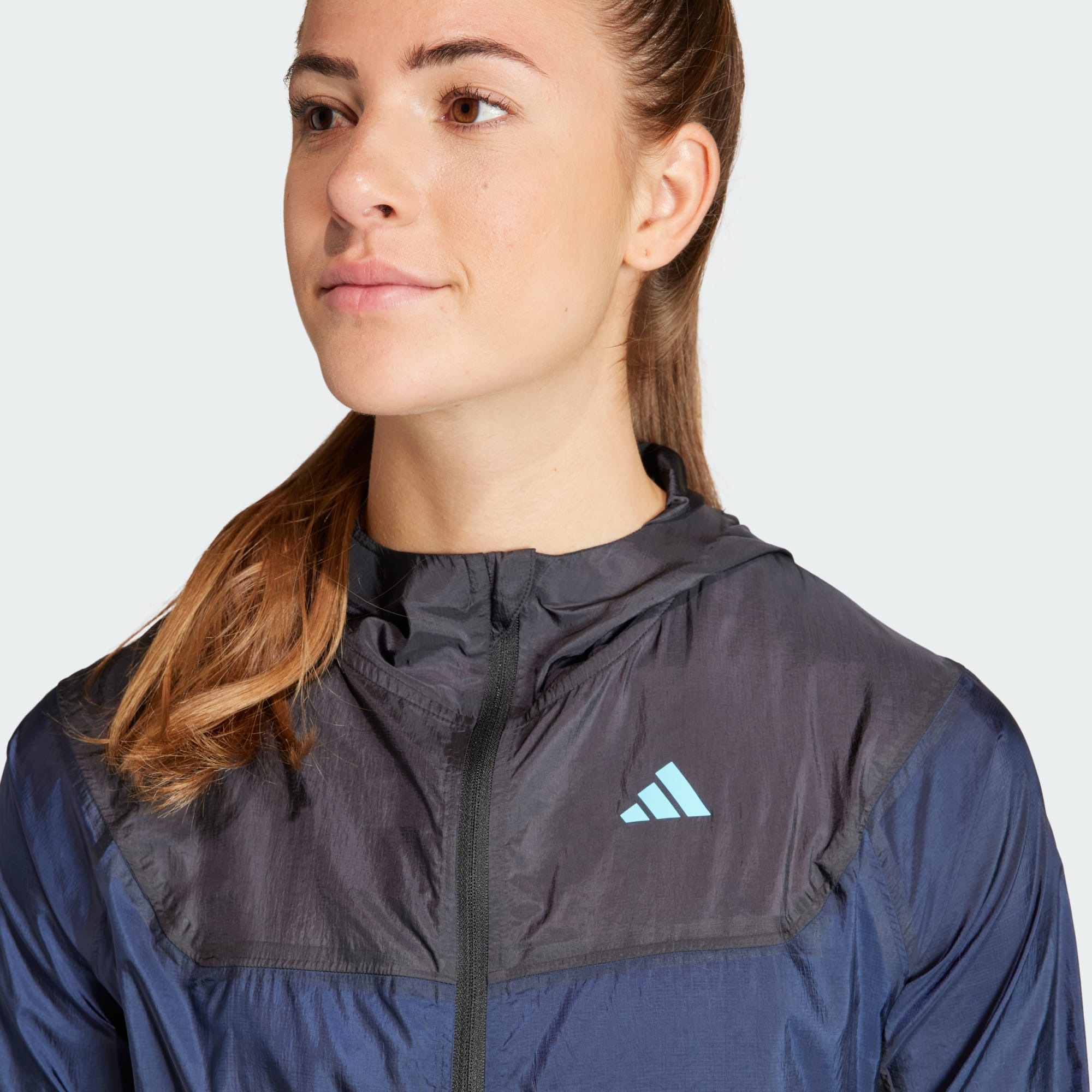 Adizero Running Lightweight Jacket Dame Black/Legend Ink