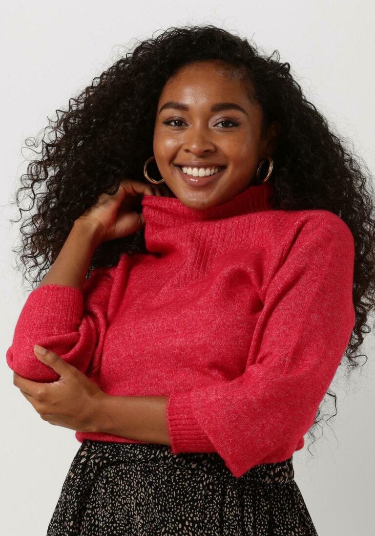SELECTED FEMME roze selected femme trui mally ls knit t-neck camp b
