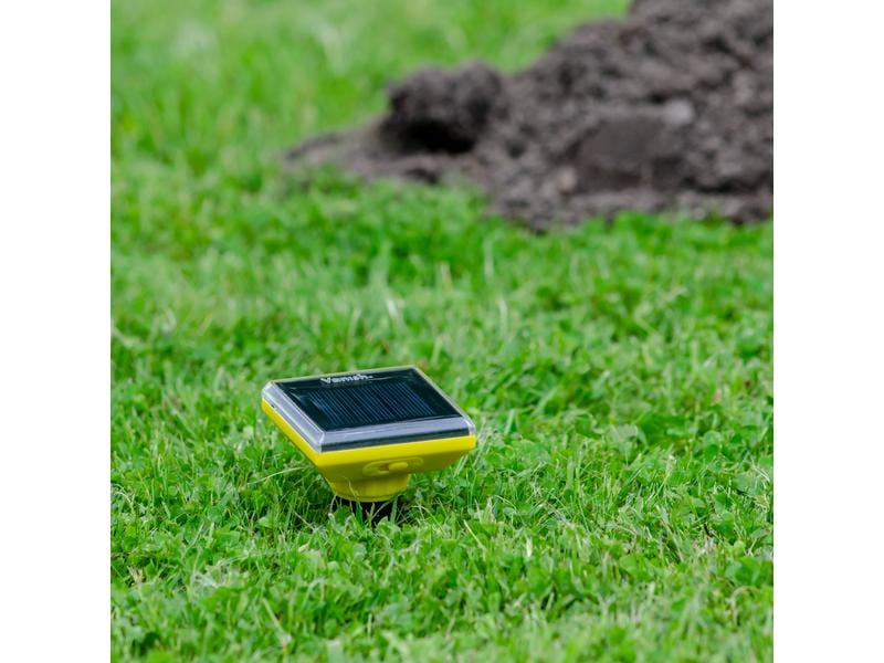 VanishTM Solar-Maulwurfvertreiber MVT-2 1 Stück Tiervertreiber für Maulwürfe, Mäuse, Wühlmäuse, Mausvertreiber, Maulwurfvertreiber, Maus, Maulwurf
