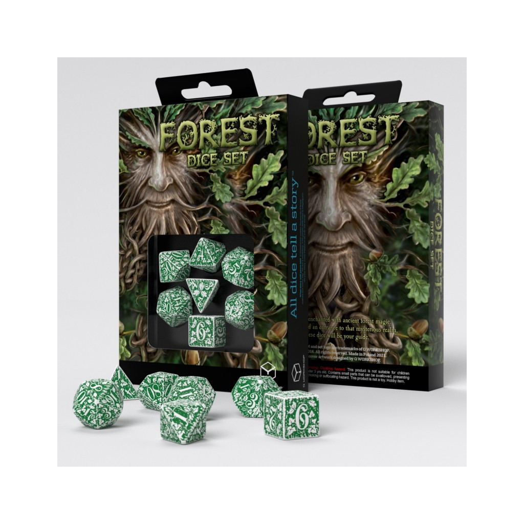 Forest Dice Set: Tundra