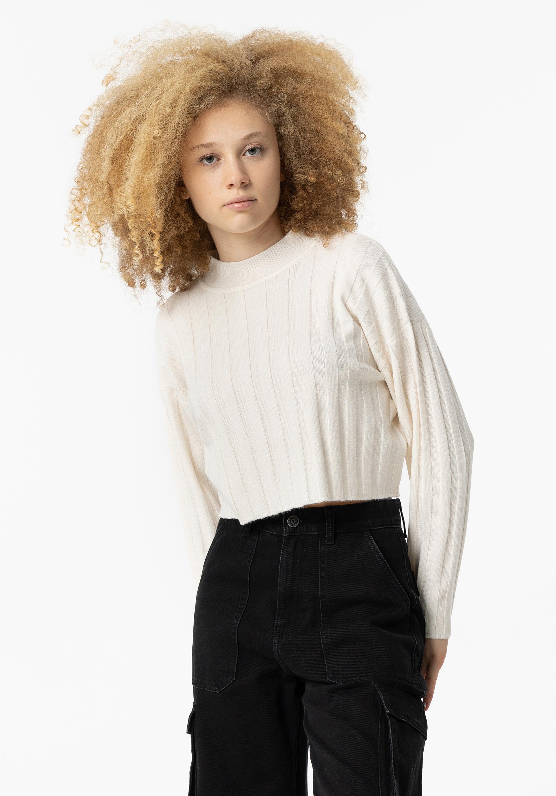Camisola de Malha Cropped