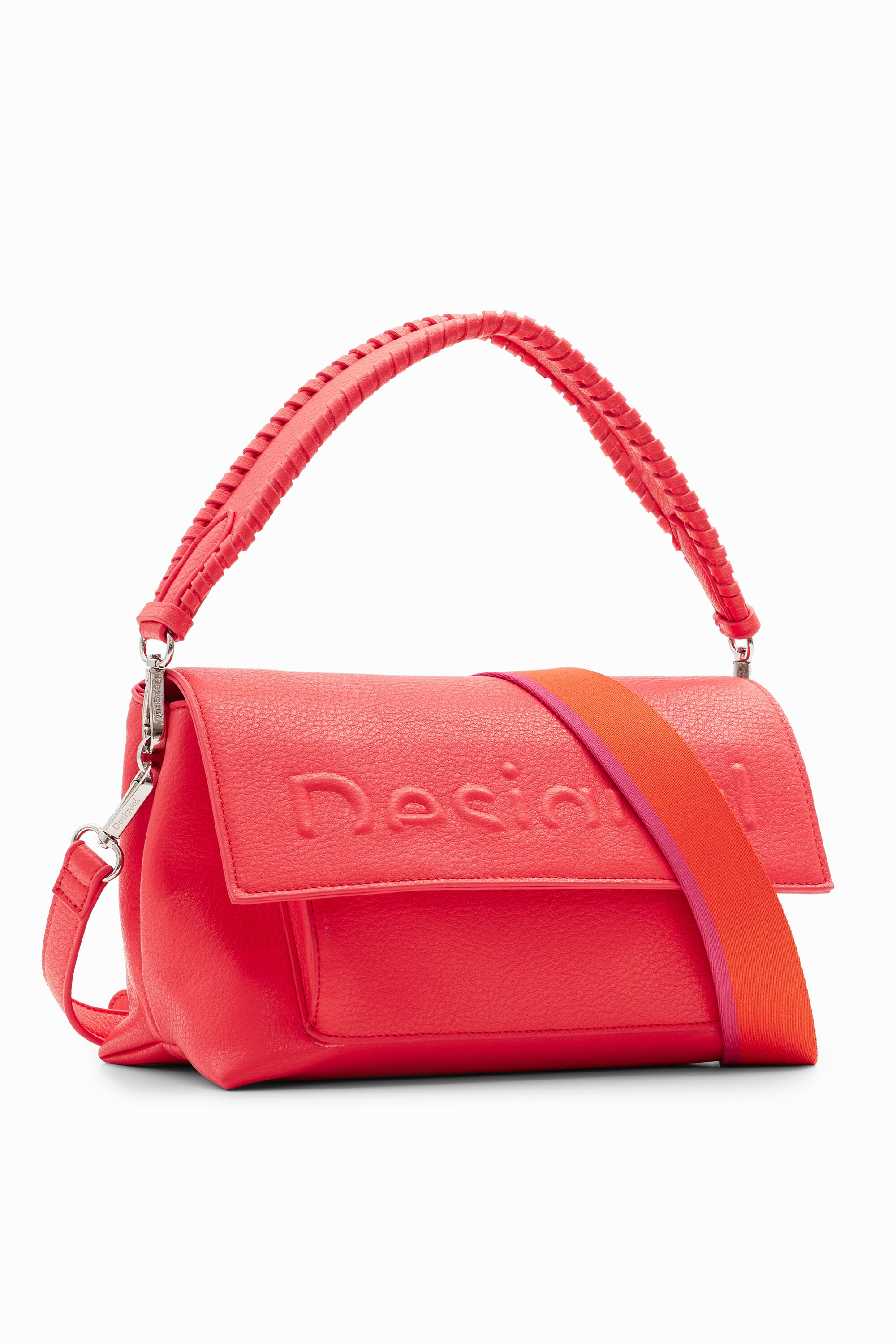 Sac à bandoulière moyen demi-logo