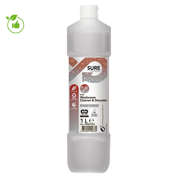 Nettoyant sanitaires détartrant SURE 1 L