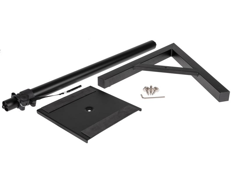Bemero Monitorstative SMS-9040BK Paar Zwei schwarze Studiomonitor Stative mit A-Form Sockel