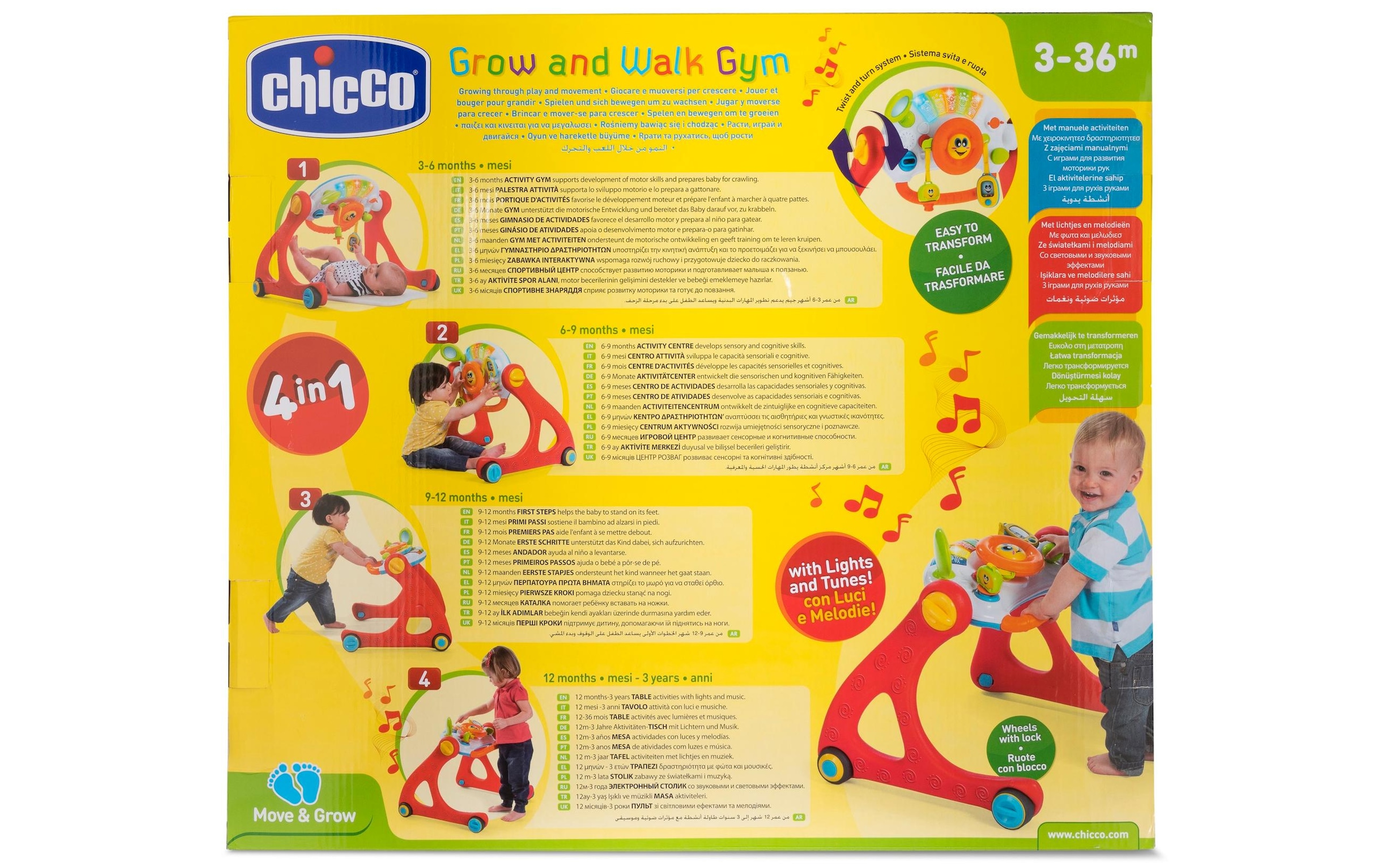 Chicco Lauflernhilfe »Playgym Grow And Walk 4 In 1«