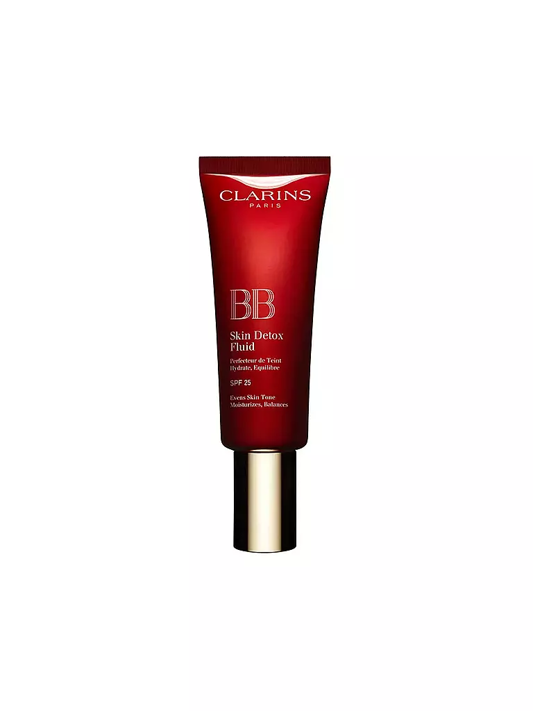 CLARINS Gesichtscreme - BB Skin Detox Fluid SPF25  (02 Medium) camel