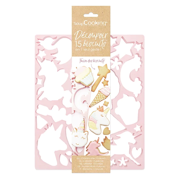Plaque découpoir Licorne Scrapcooking