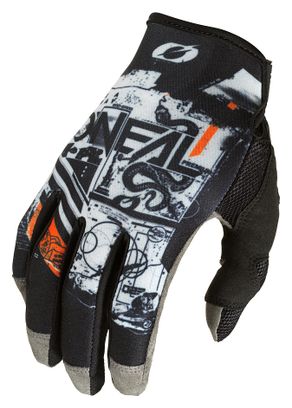 Gants Longs O'Neal MAYHEM SCARZ V.22 Noir/Gris/Orange