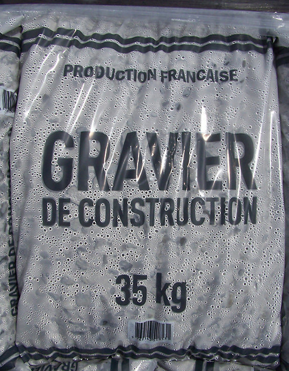 Graviers de construction pour béton 35kg