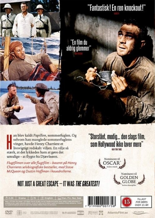 Papillon - 1973 - DVD