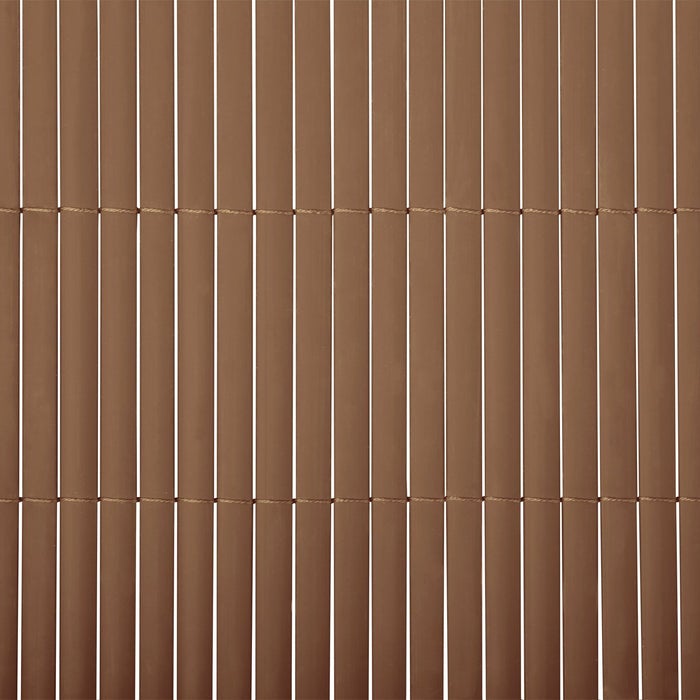 PVC privacyscherm - extra ondoorzichtig - decoratie voor balkonleuningen - bruin / 150 x 300 cm