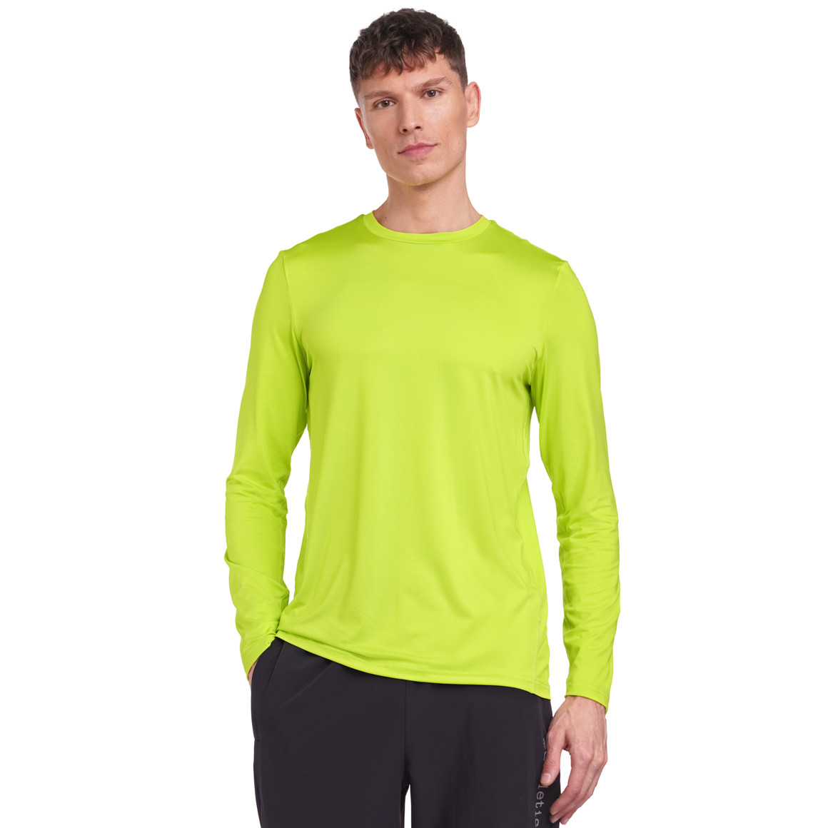 VanVaan Herren Sport-Langarmshirt im Basic-Look hellgrün