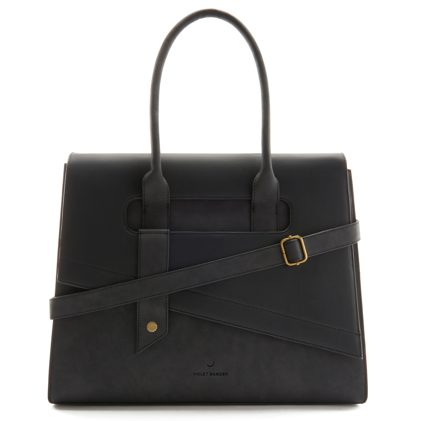 laptoptas, schoudertas, shopper Violet Hamden Violet Hamden Zwart