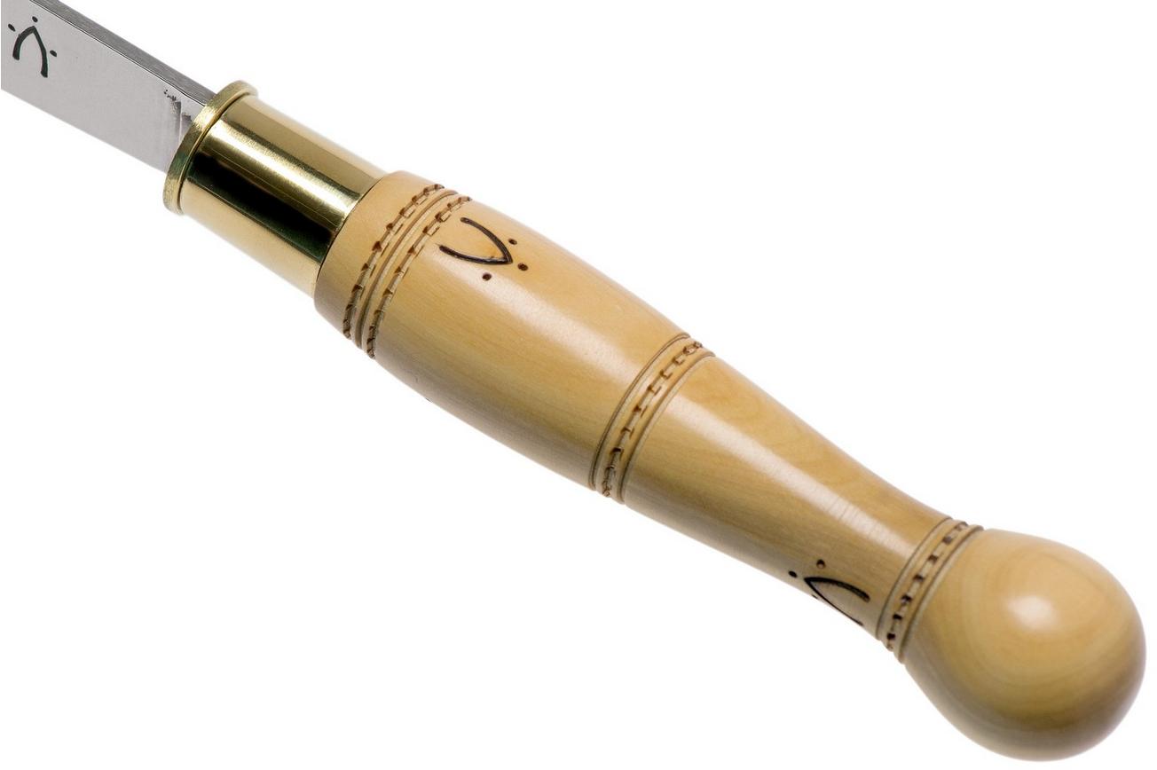 Nontron No. 22 Turning Ferrule, Boxwood, ball shape NN22BO zakmes