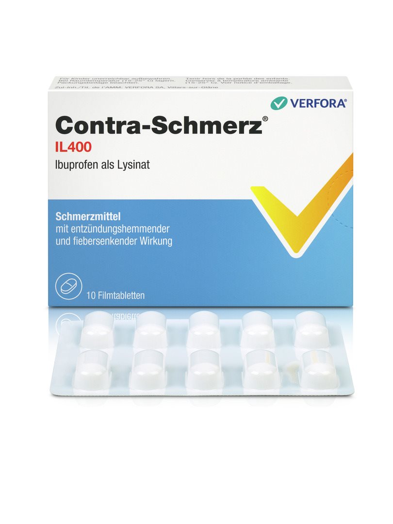 Contra-Schmerz IL Filmtabl 400 mg Blist 10 Stk