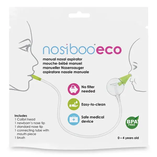 Aspirador nasal manual Nosiboo Eco - Verde