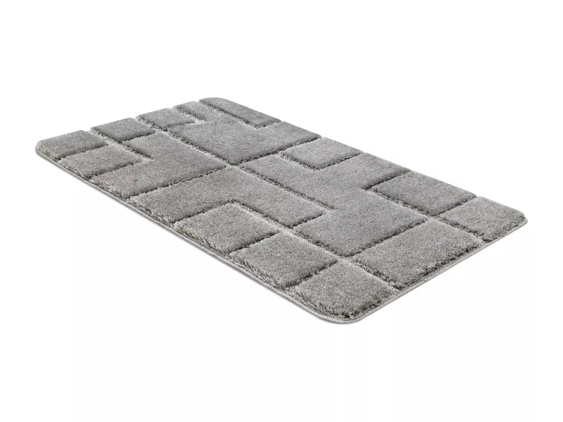 Tapis de salle de bain SUPREME LINES, lignes, antidérapant, doux - gr 50x80 cm