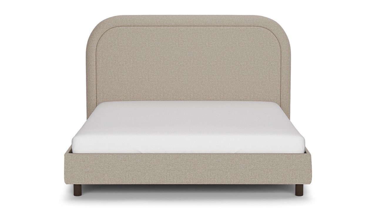 Bed Amber - Linen touch beige
