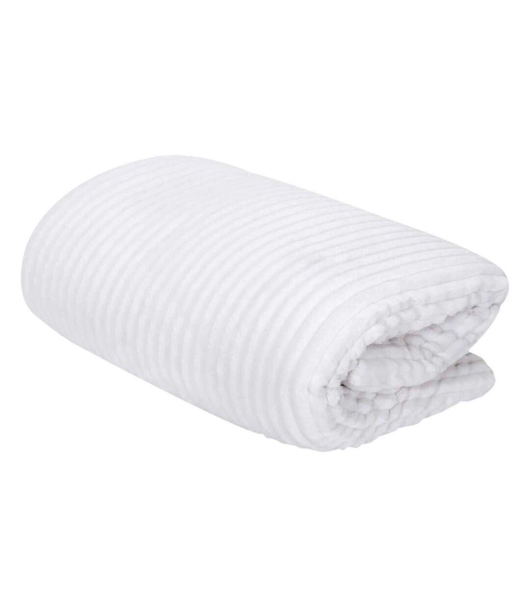 Plaid en flanelle doublure en sherpa 180 x 220 cm