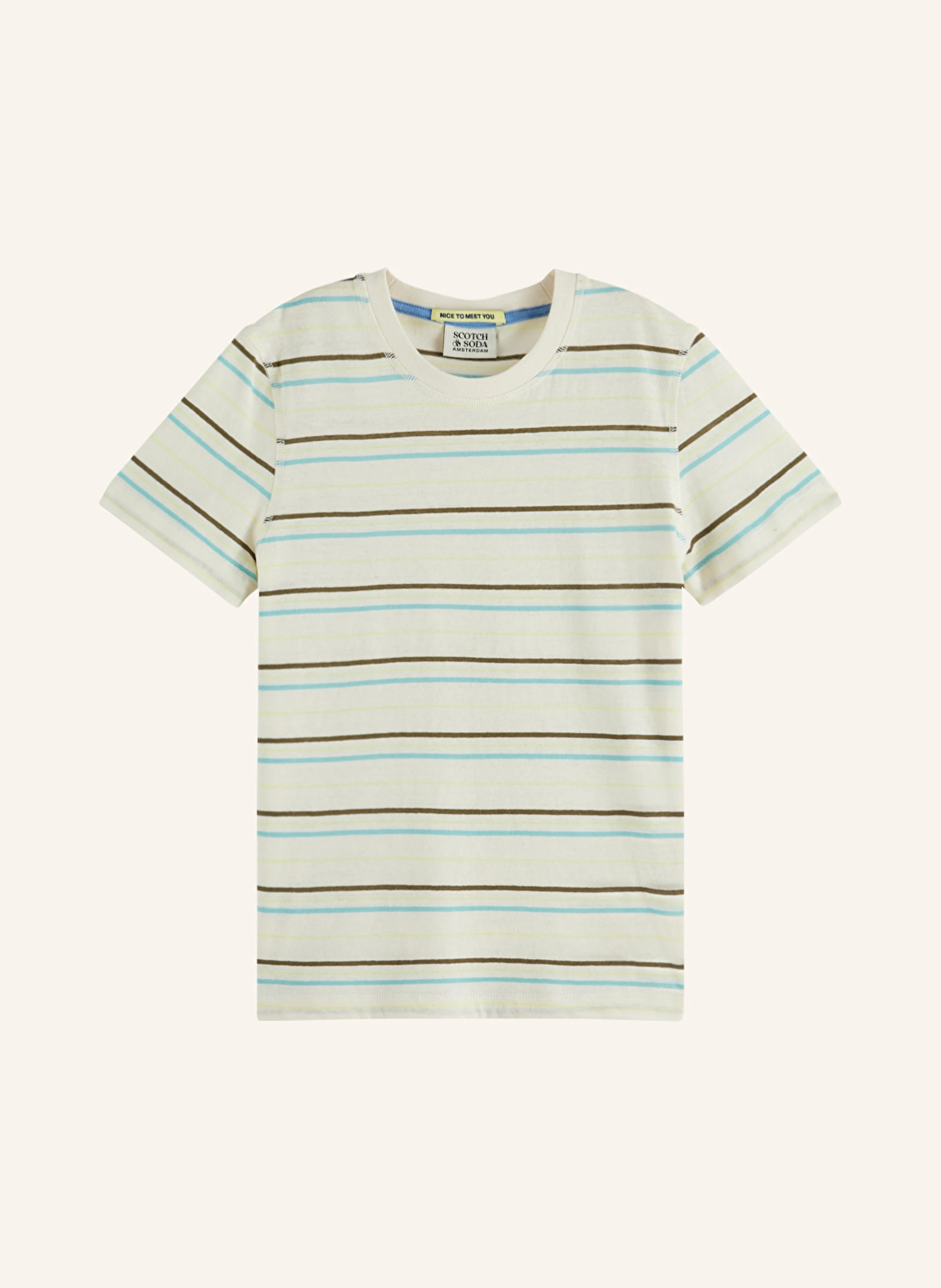 SCOTCH & SODA T-Shirt mit Leinen