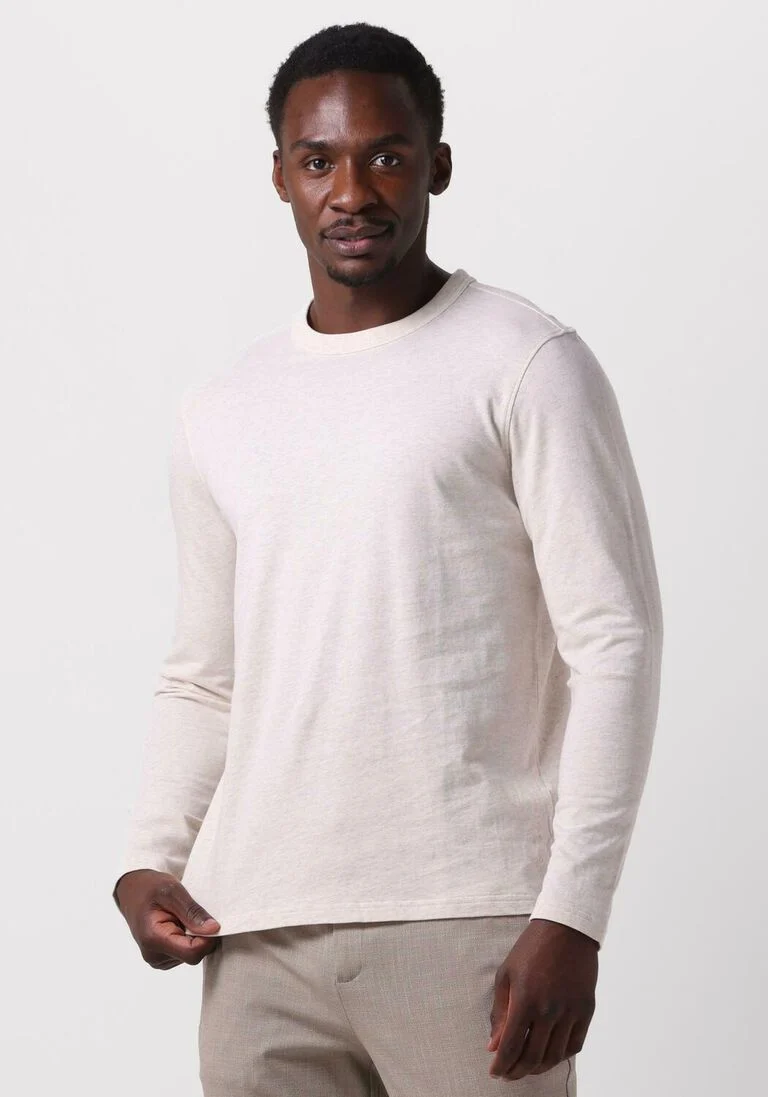 PROFUOMO beige profuomo t-shirt t-shirt long sleeve