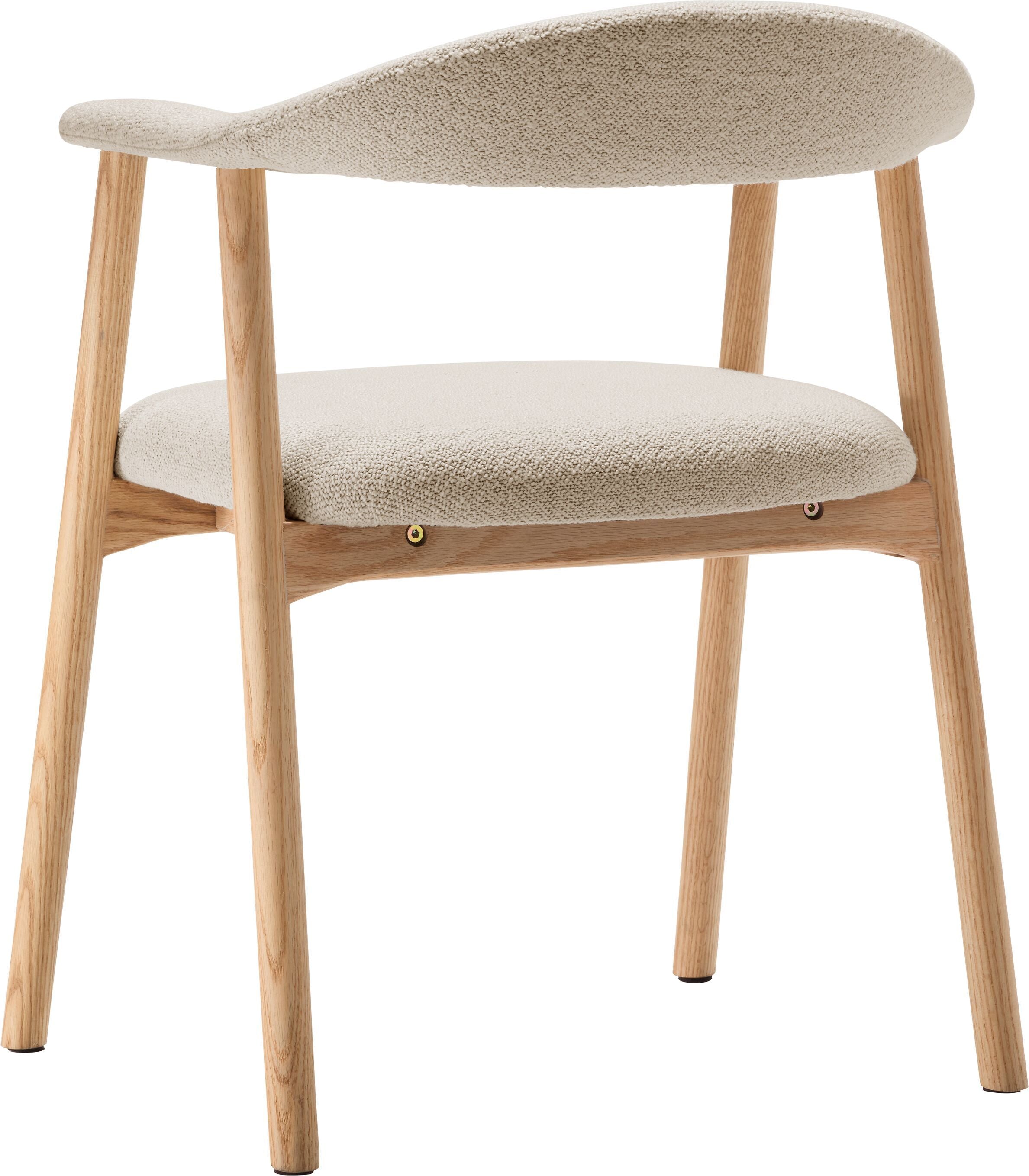 ARYA Stuhl - Beige / B: 56.0 cm x T: 54.0 cm x H: 75.5 cm