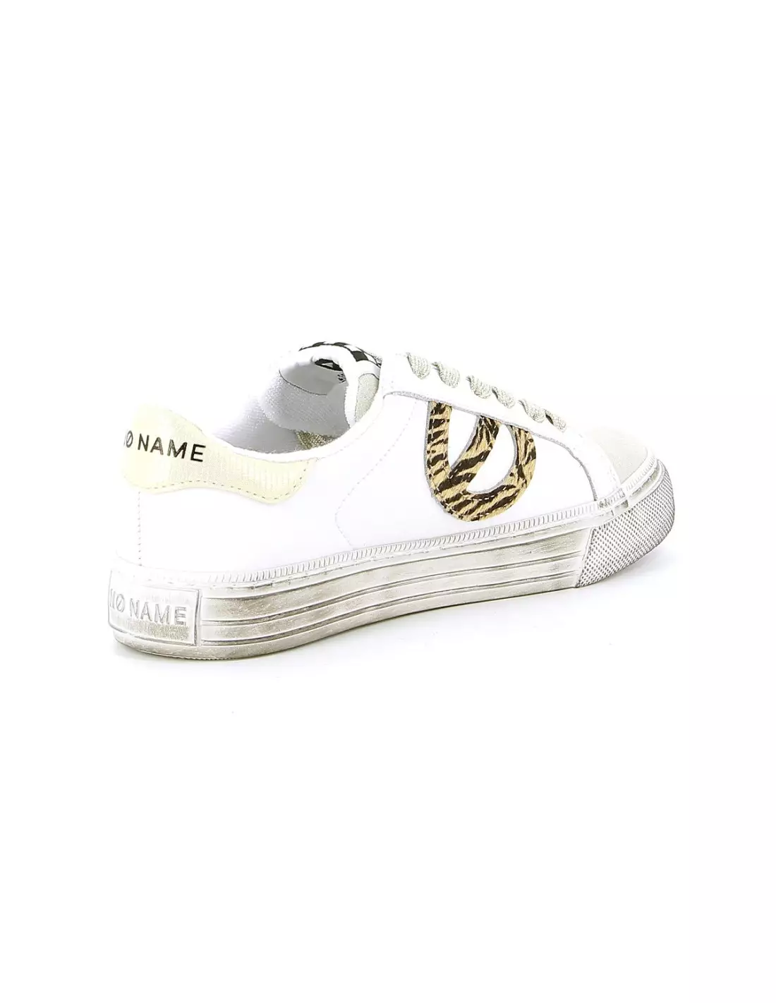 NO NAME STRIKE DISE - Baskets Whitenatural