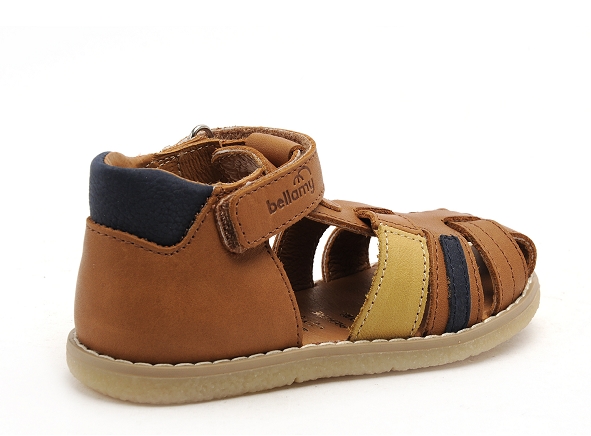 Bellamy nu pieds enfant donjon marron