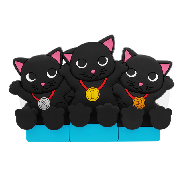 Support porte 3 brosses à dents - Ani-toothi