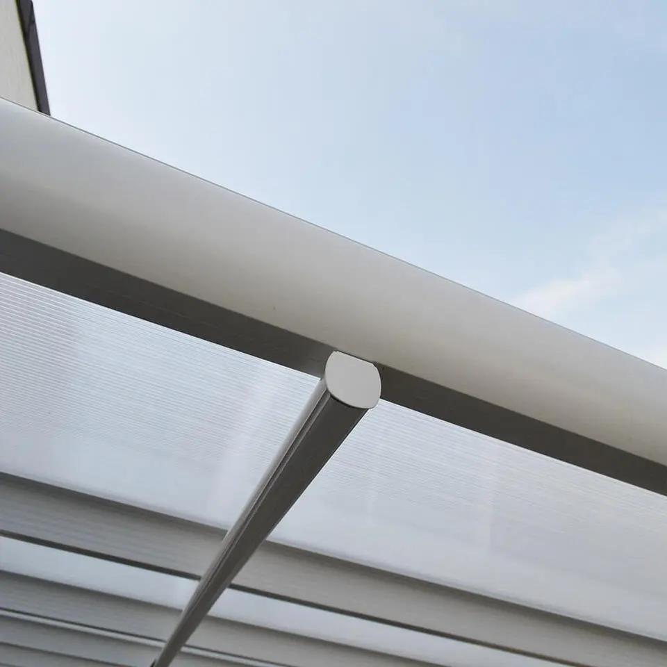 HOME DELUXE terrasoverkapping SOLIS wit 564 / 557 x 303 / 300 x 278 / 226 cm