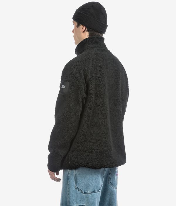 Antix Sherpa Fleece Half Zip Jacke (black)