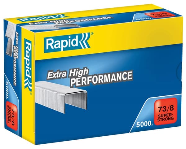 Stifter Rapid, 11,2x8 mm; 5000 stk; type 73; galvanisert