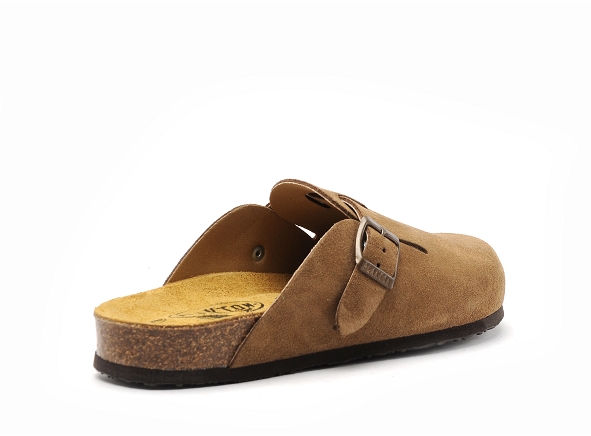Plakton mules et sabots plats femme blog 181539 marron