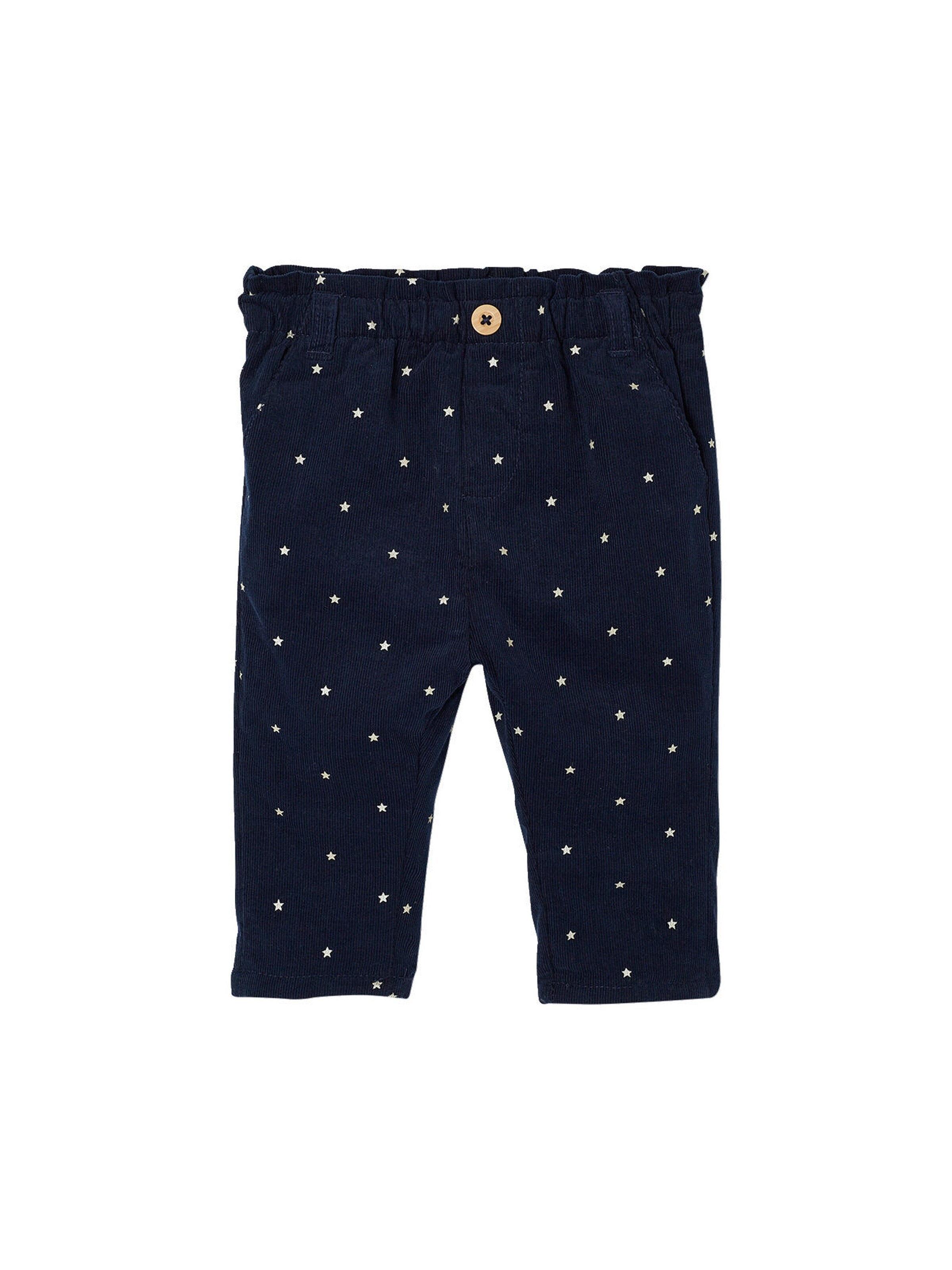 Vertbaudet Baby Paperbag-Hose aus Cord marine