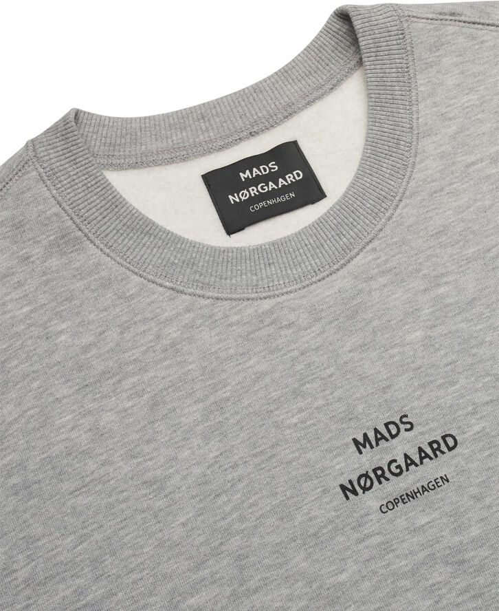 Mads Nørgaard - Copenhagen Standard Crew Logo Sweat Grå