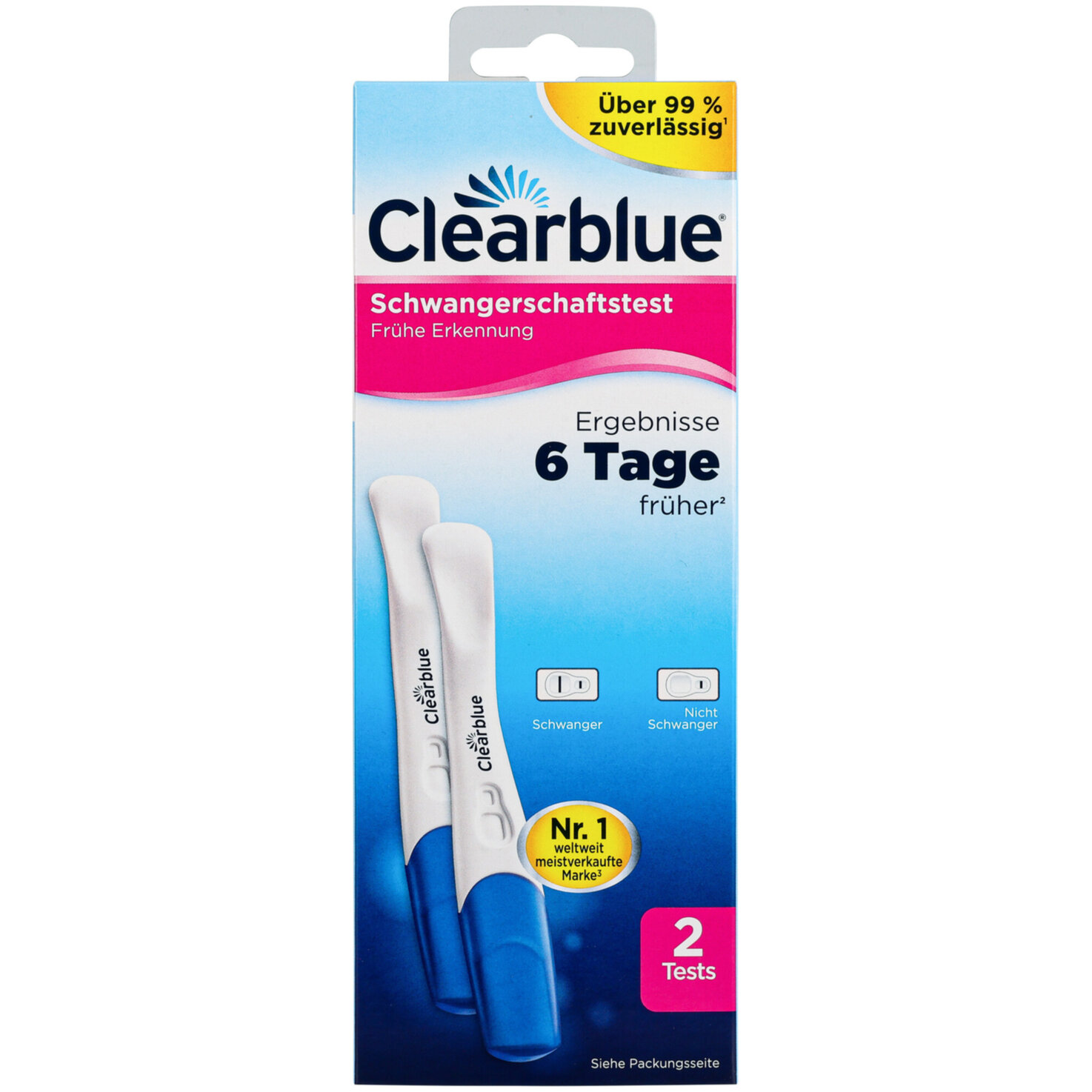 Clearblue Schwangerschaftstest Ultra Frühtest 2er