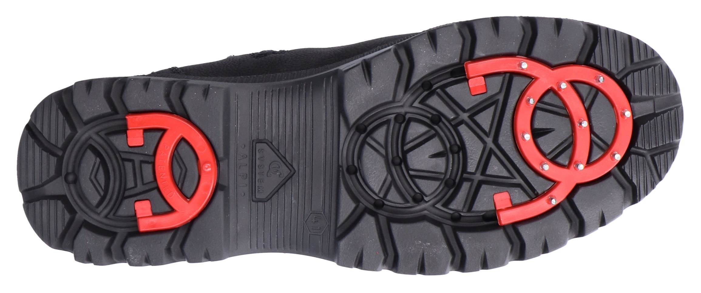 Rieker Winterstiefel  , Klettboots mit Lammwollfutter, Flip Grip-Laufsohle und TEX-Membran