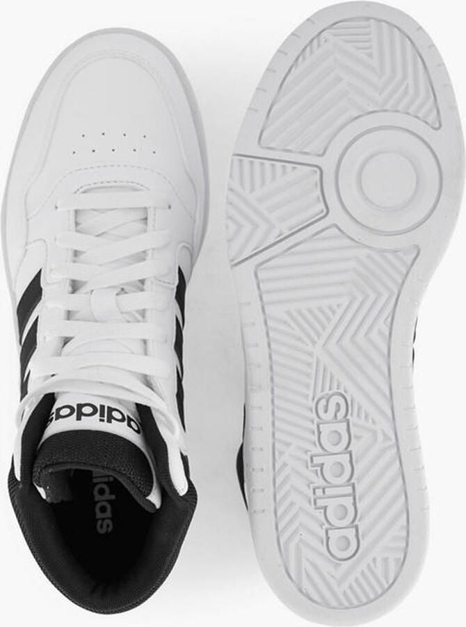 Adidas SPORTSWEAR Hoops 3.0 Mid Sneakers Core Black Ftwr White Grey Six