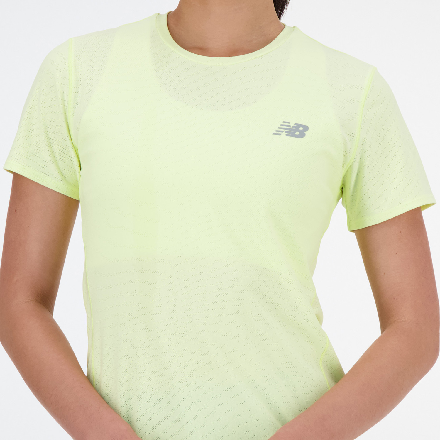New Balance Jacquard T-Shirt Dames