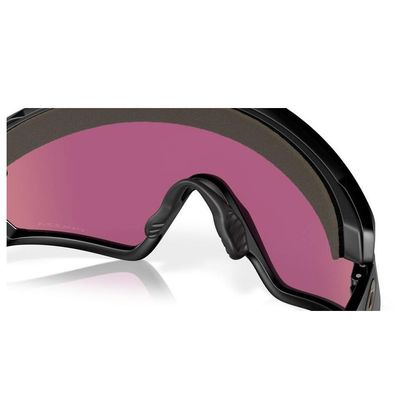 Lunettes de soleil Oakley WIND JACKET 2.0 MATTE BLACK PRIZM ROAD JADE - Noir / Vert