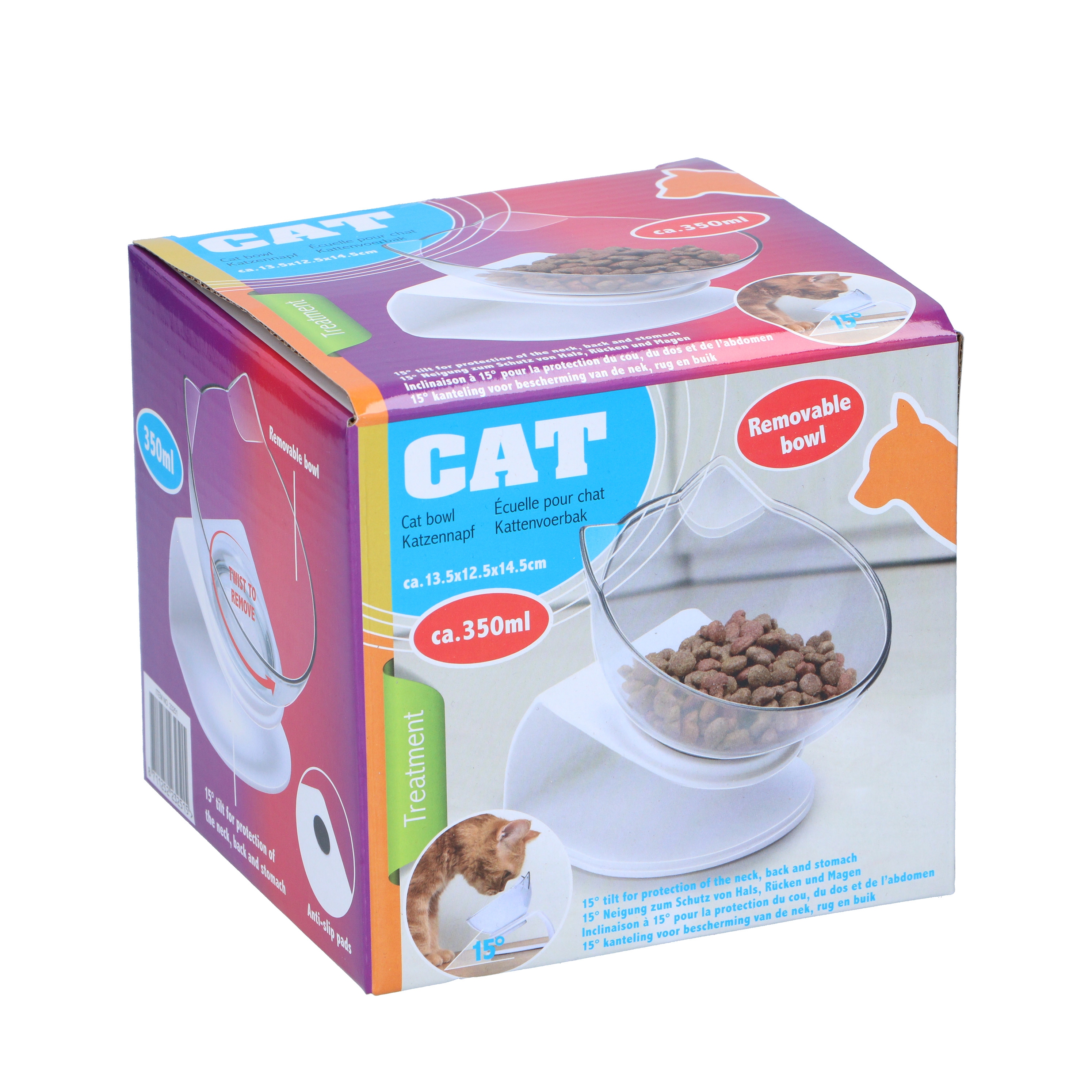 Futternapf für Katzen mit Neigung 350 ml
