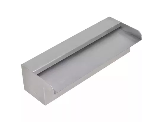 Lame d'eau rectangulaire 30cm Acier inoxydable pour piscine