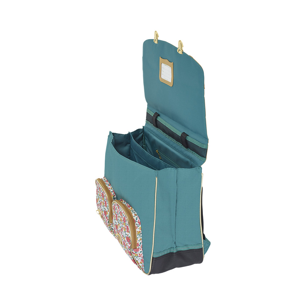 Cartable Lucie vert d'eau