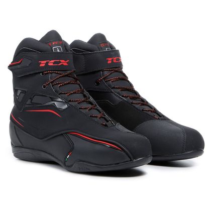 Baskets TCX Boots ZETA WATERPROOF - BLACK/RED - Noir / Rouge