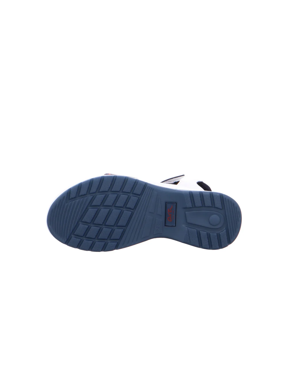 Sandale Panama blau weiß