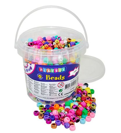 Playbox Perler - H?rdplast Perler I Spand - 1000 Stk
