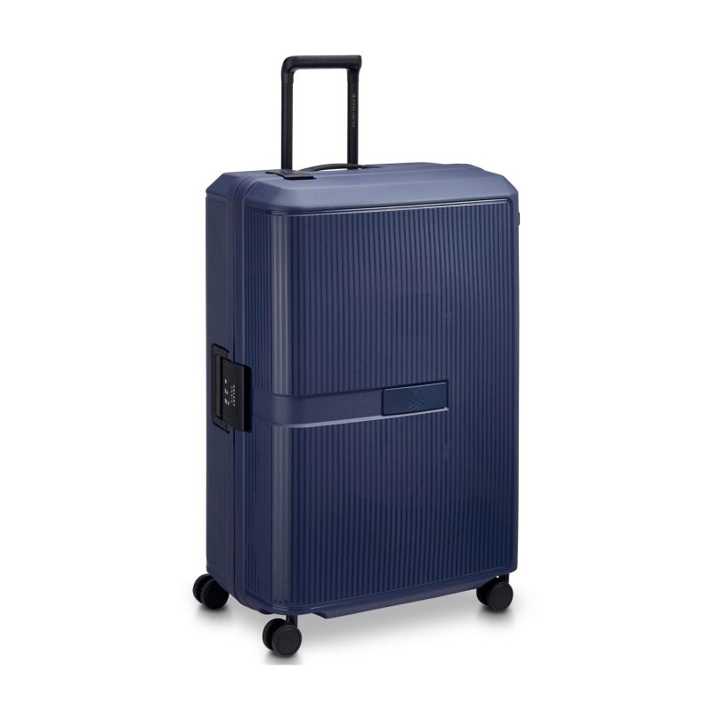 Valise rigide Color Block hard 77cm Bleu